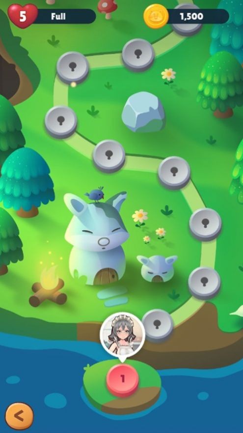 泡泡女孩射手游戏