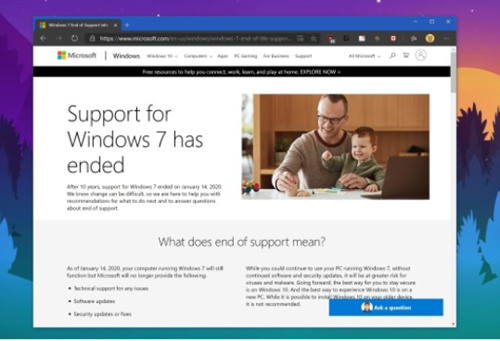 win7支持edge浏览器吗