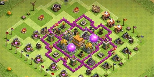 部落冲突六本该怎么布阵