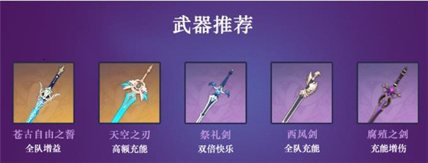 原神手游2.0版本雷主的武器选择什么