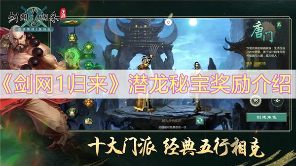 剑网1归来潜龙秘宝有哪些奖励