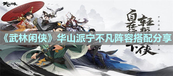 武林闲侠华山派宁不凡阵容怎么玩