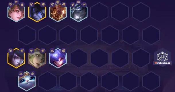 金铲铲之战无E月神阵容要怎么搭配