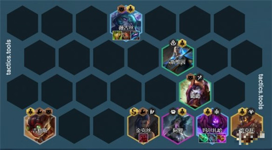 金铲铲之战霓虹之夜黑魔法师阵容怎么玩