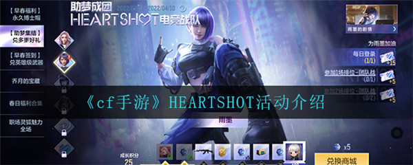 cf手游HEARTSHOT活动怎么样