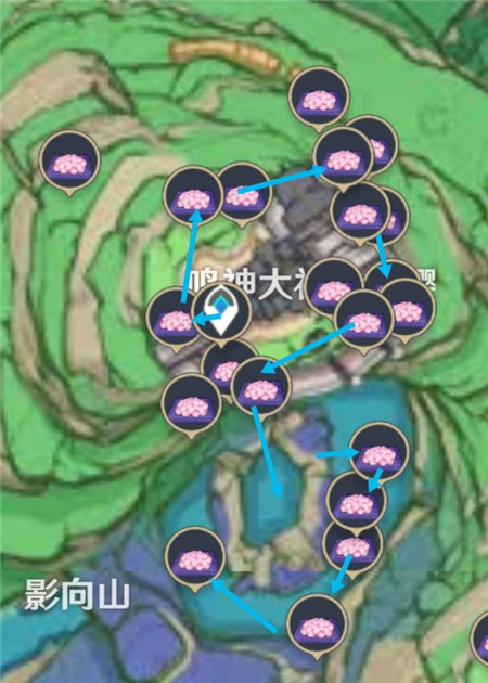 原神稻妻特产绯樱绣球采集点在什么位置