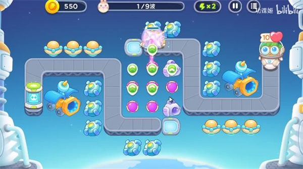 保卫萝卜4太空穿越第33关怎么过