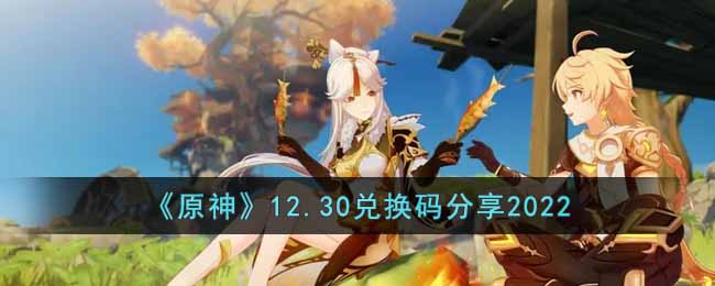 原神12月30日兑换码是什么-12.30兑换码分享2022