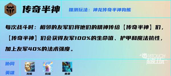 云顶之弈s7传奇半神羁绊效果介绍