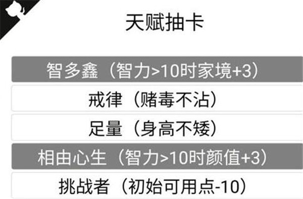 人生重开模拟器橙色天赋有哪些