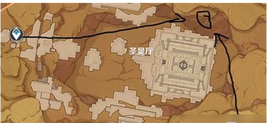 原神沙中孤城秘境副本在哪里 沙中孤城副本位置分享