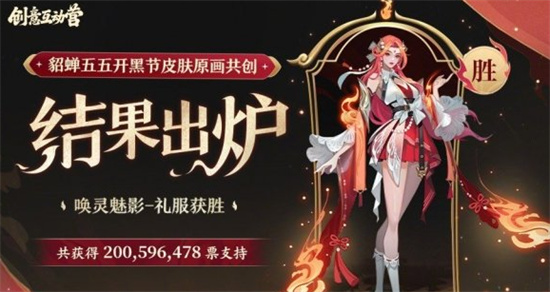 王者荣耀貂蝉五五开黑节皮肤怎么样貂蝉唤灵魅影礼服的介绍