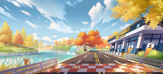 qq飞车新赛道赤城红叶是什么样的 新赛道赤城红叶一览