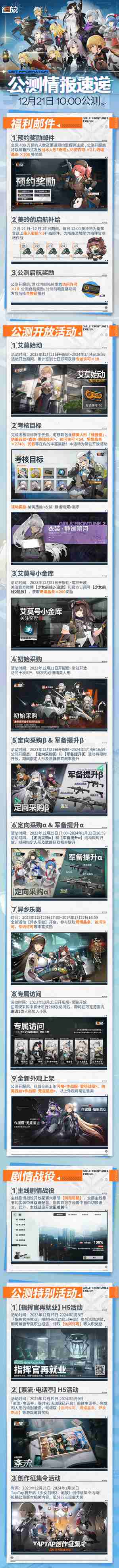 少女前线2追放公测开服奖励有哪些 公测开服奖励内容一览