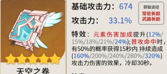 原神天空之卷给流浪者用可以吗原神天空之卷与流浪者的优劣势详解