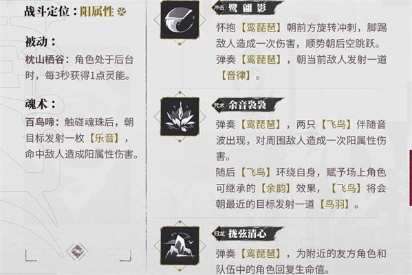 归龙潮白鹭技能是什么归龙潮白鹭技能介绍