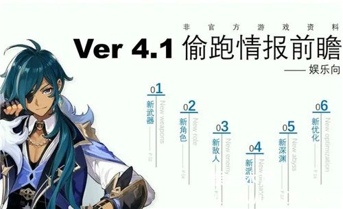 原神4.1版本什么时候更新-原神4.1版本更新时间