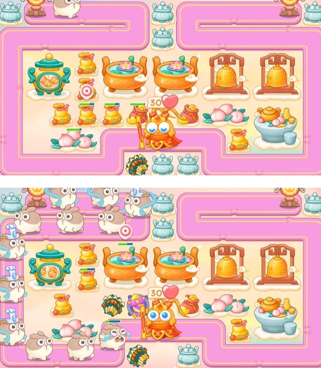 2024保卫萝卜4周赛2.2如何通关 炮台放置区域图文介绍