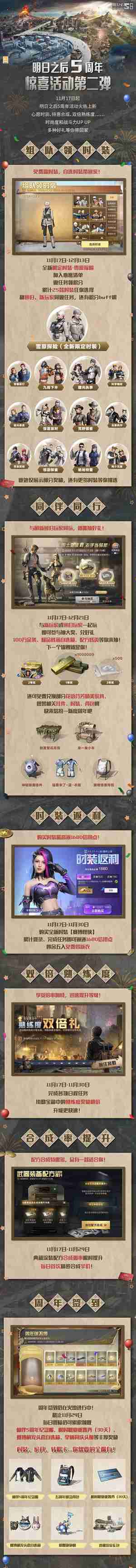 明日之后五周年活动内容是什么 五周年活动内容一览