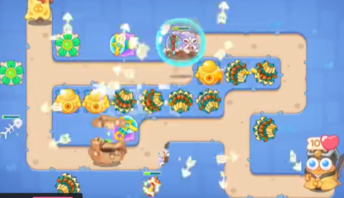 保卫萝卜4阿波道长10关怎么过保卫萝卜4阿波道长10关攻略图解法