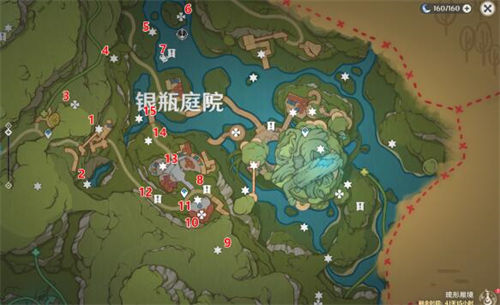 原神银瓶庭院西礼券在哪 原神银瓶庭院西礼券全收集一览