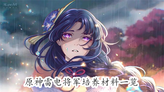 原神雷电将军培养材料有哪些 原神雷电将军培养材料汇总