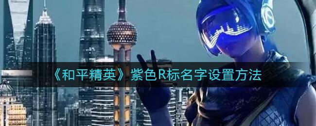 和平精英紫色名字怎么来的 紫色R标名字设置技巧分享