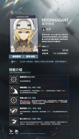 少女前线2追放全新角色莫辛纳甘怎么样 全新角色莫辛纳甘介绍