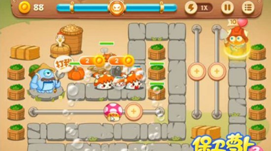 保卫萝卜3集市50关怎么过 保卫萝卜3集市50关通关攻略