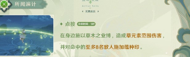 原神纳西妲元素战技是什么机制原神纳西妲元素战技机制详解