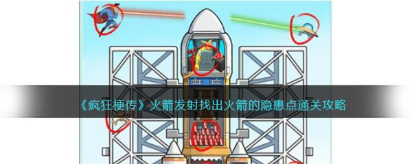 疯狂梗传火箭发射攻略 找出火箭的隐患点怎么过 疯狂梗传