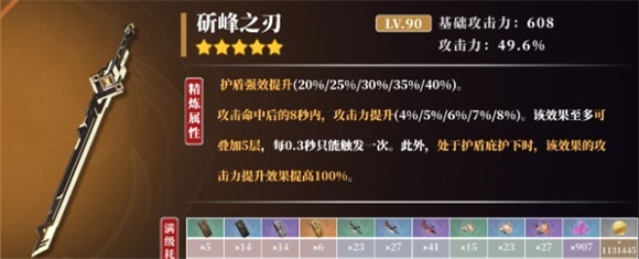 原神神里绫华与斫峰之刃搭配怎么样原神神里绫华与斫峰之刃搭配相性分析