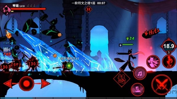功夫大师2破解版：一款拥有无限制砖石的动作冒险类游戏