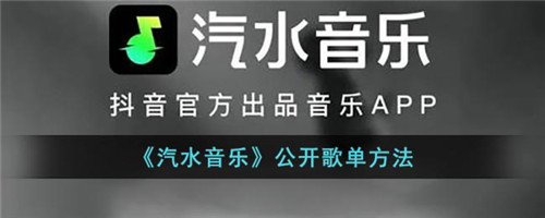 汽水音乐怎么公开歌单-汽水音乐歌单怎么公开