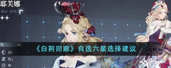白荆回廊自选六星怎么选 自选六星选择建议